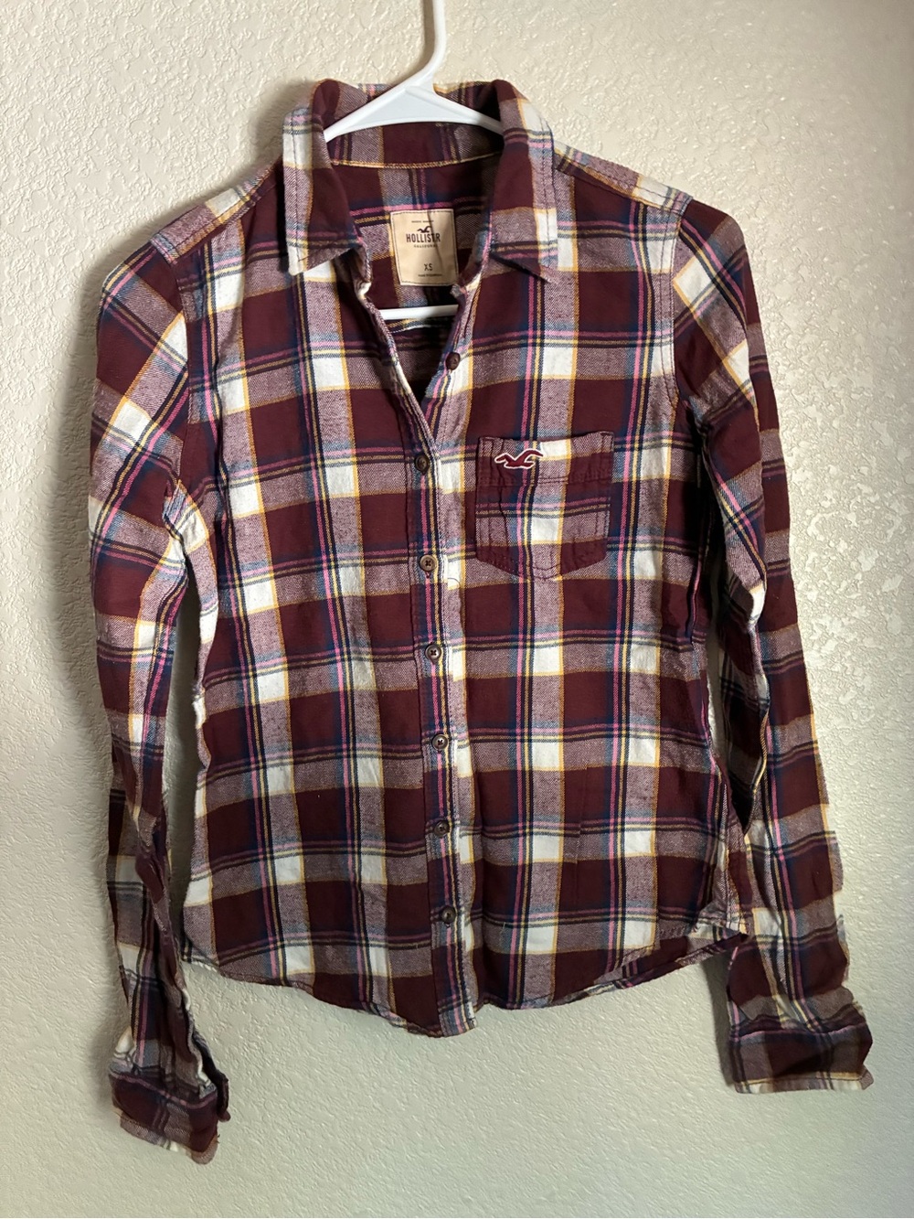 Hollister Plaid Button-Up Shirt